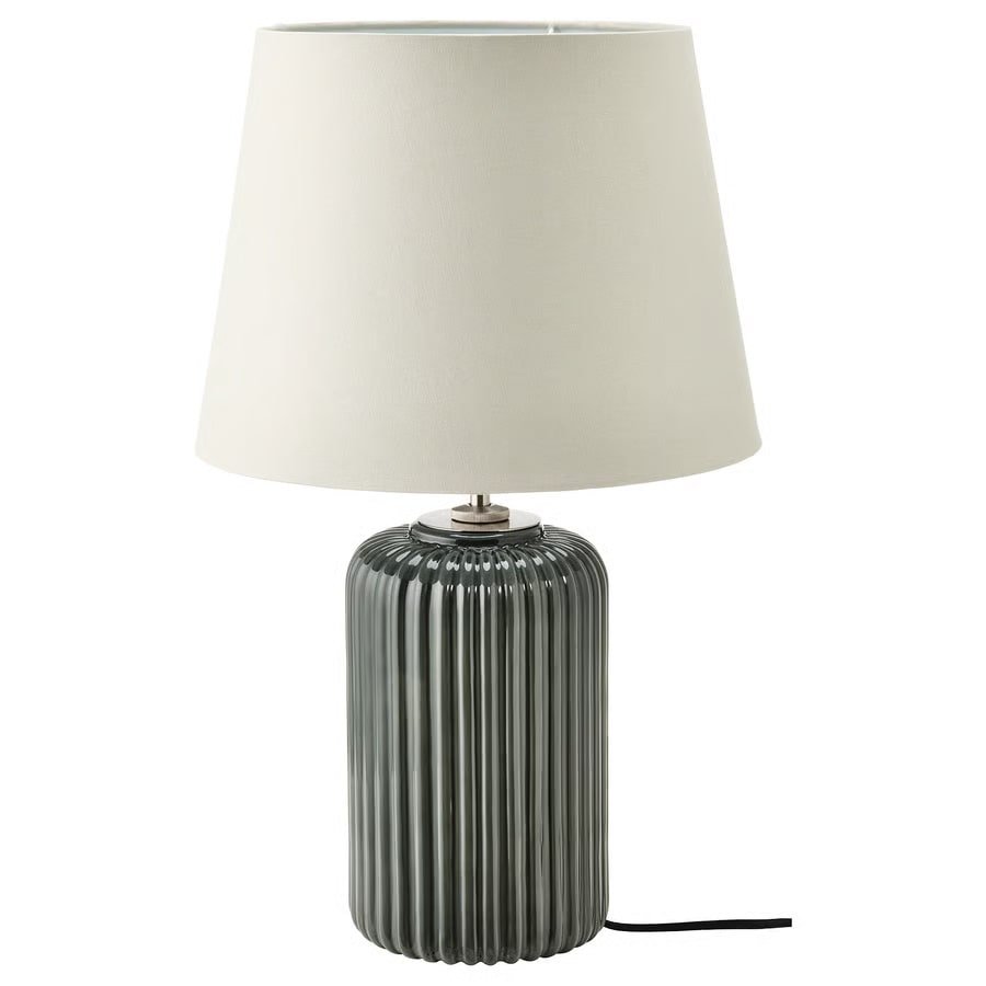 SNBYAR Table lam grey-turquoise ceramic
