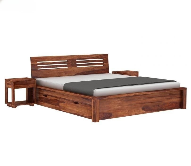 Wooden King Size Beds With Storage