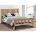 High Footend Wooden Bed Frame
