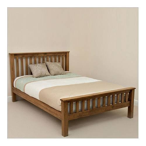 High Footend Wooden Bed Frame