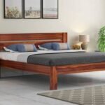 Wood Double Cot Bed
