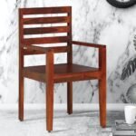 Heritage Solid Wood High-Back Armchair